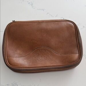 Ghurka Classic Tan Leather Toiletry Bag
